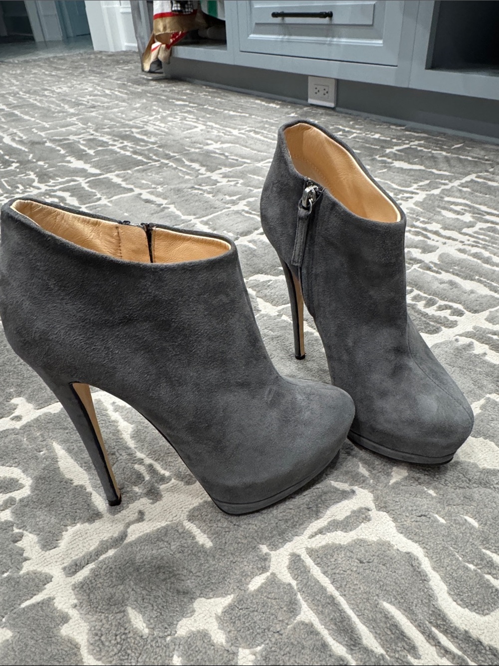 Giuseppe Zanotti Eva Ankle Platform Booties